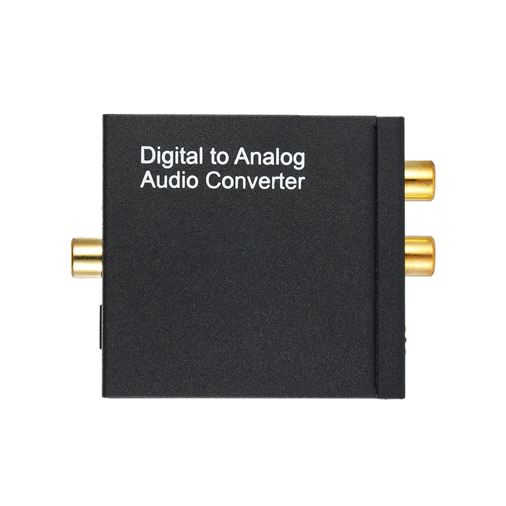 Коаксиальный вход аналогового RCA L/R и AUX 3 5 мм Джек преобразователь аудиосигнала