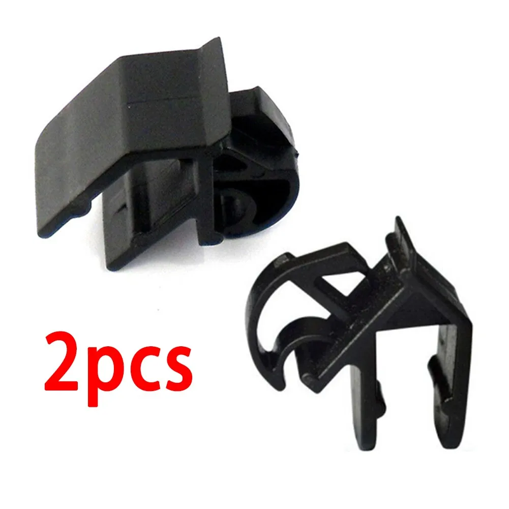 

2pcs Car Bonnet Stay Strut Rod Clips For Ford Vehicles Black Plastic Car Fastener Clip Accessories Bonnet Stay Clips