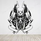 Древние египты, фармакологии, анубис, Бог мертвых статуй, настенная наклейка, виниловое искусство, домашний декор, комнатные фрески, настенные наклейки A648