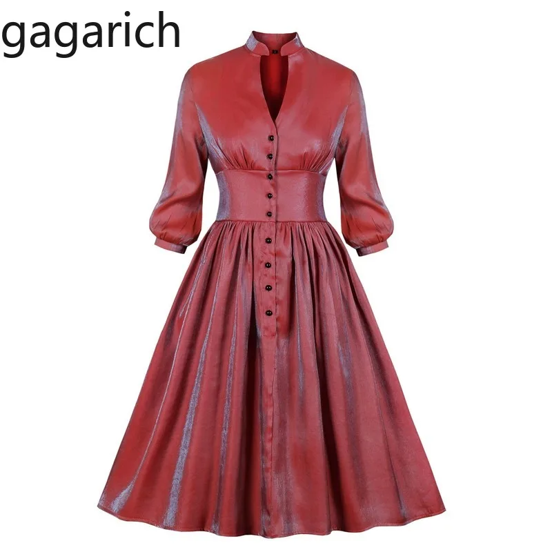 Gagarich женское длинное платье модное весеннее Осеннее новое жемчужное легкое с