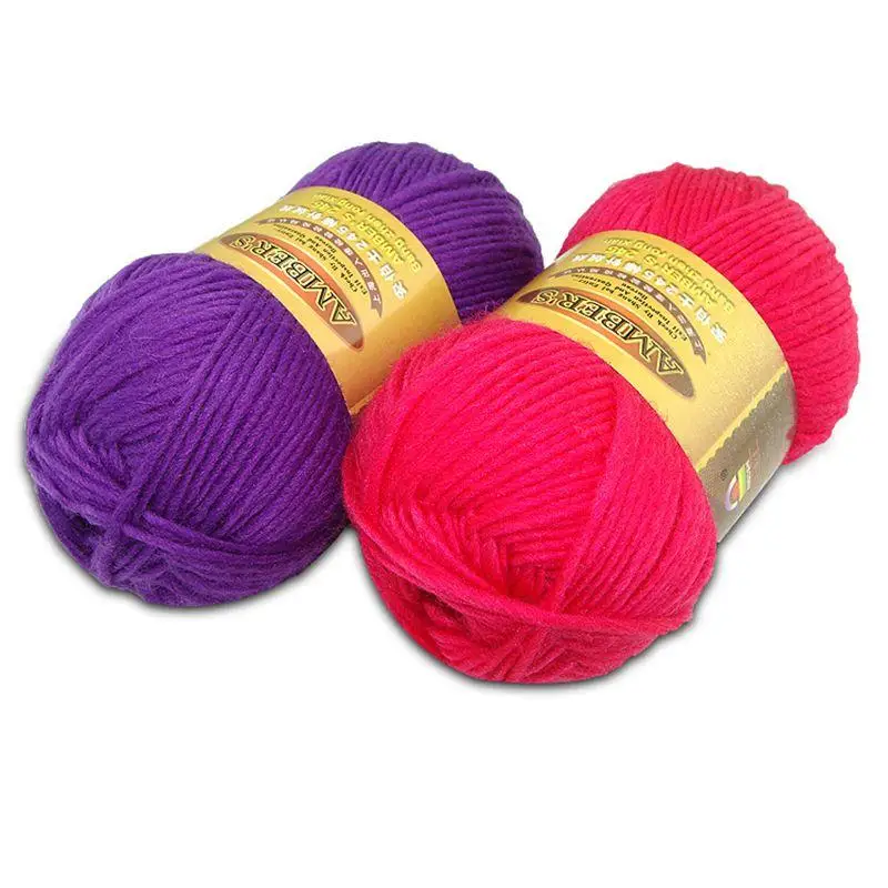 100 г/шар Высококачественная пряжа из чистой шерсти мягкая детская толстая для