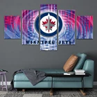 5 шт. Холст Искусство Хоккей с шайбой спортивный постер с логотипом плакаты, постеры на холсте настенное искусство для домашнего декора Настенный декор уникальный подарок