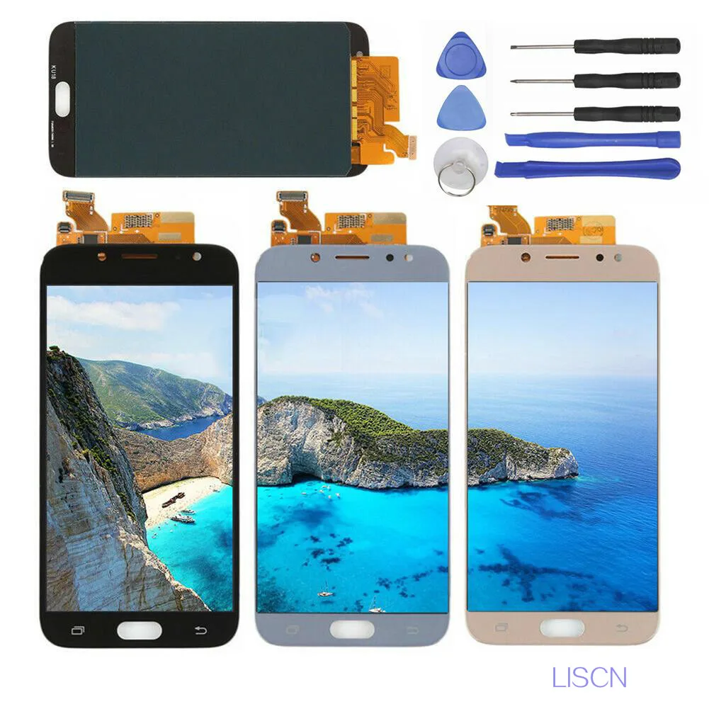 5,5 TFT lcd для samsung J7 edge lcd, J7Pro, J730, J730F ЖК-дисплей с сенсорным экраном дигитайзер контроль сборки Замена