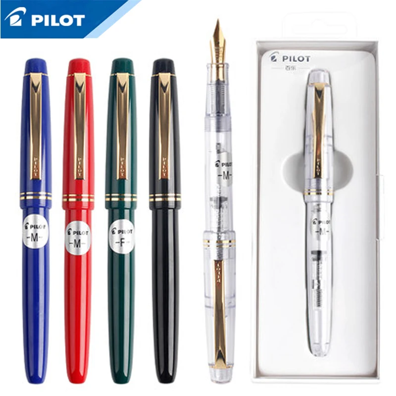 PILOT 78g + 22k золотистый оригинальный иридиевая перьевая ручка ef f m nib чернильный