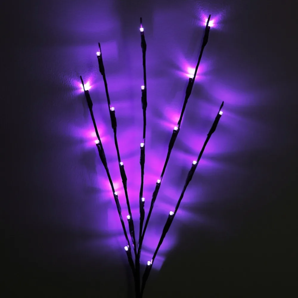 

LED Willow Tree Branch Lamp Floral Night Lights 20 LED Vase Floral Lights Home Christmas Birthday Party Garden Indoor Decor