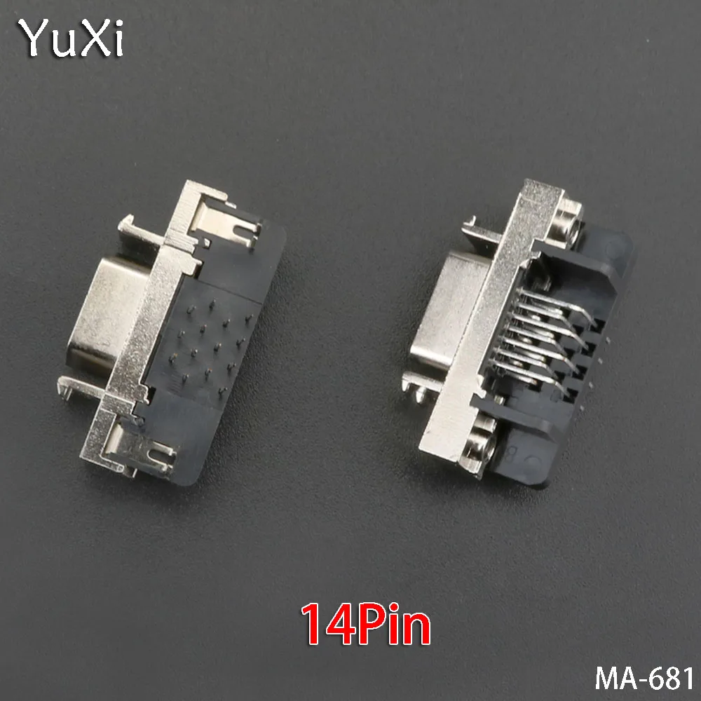 YuXi 2 шт./лот CN14P CN20P CN26P CN50P гнездовой разъем SCSI изогнутые ножки 14 контактный 20Pin 26Pin