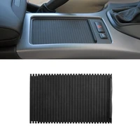 for bmw x5 e53 1998 2006 car center console cover water cup holder roller blinds cover armrest storage box slide curtain