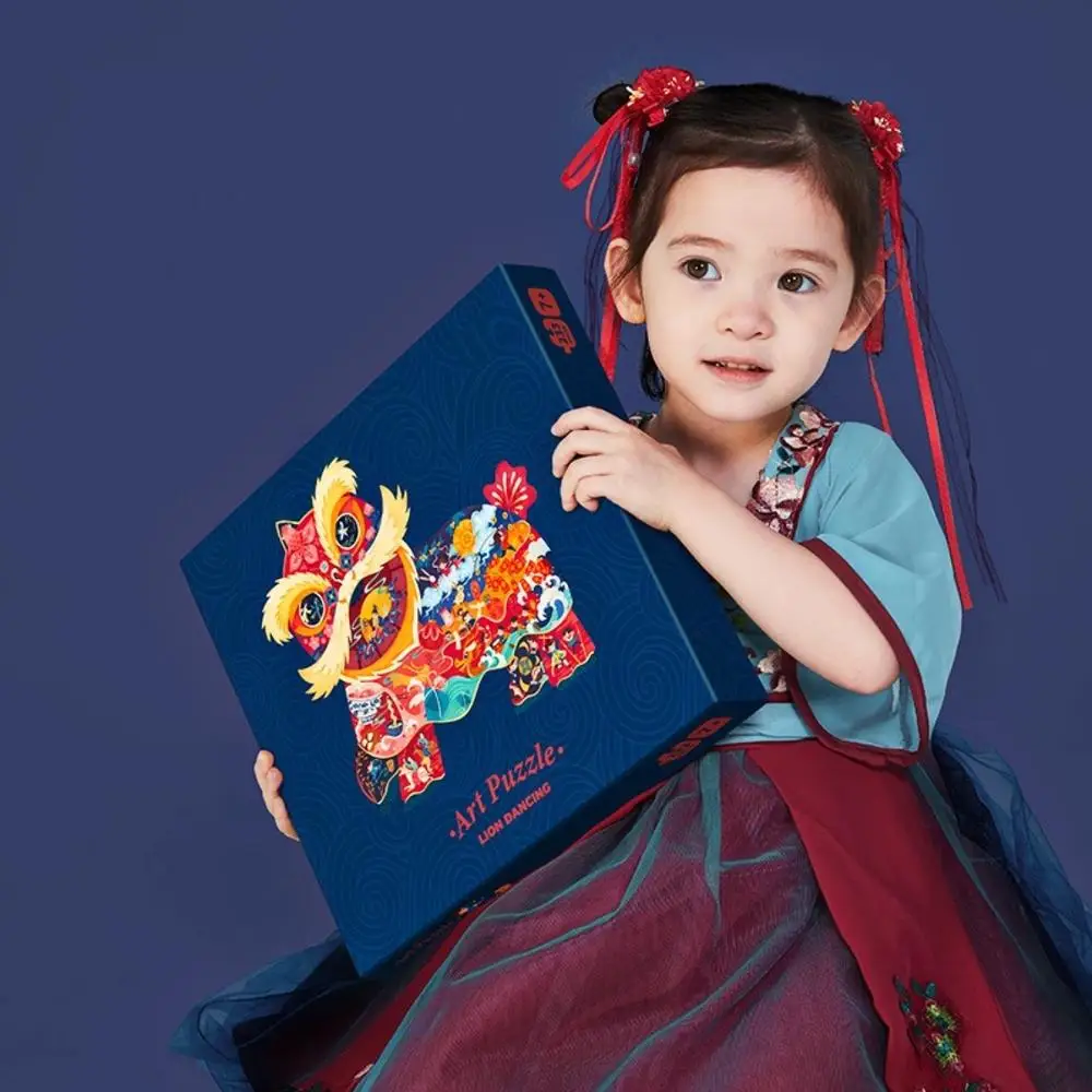 Интеллектуальная Детская игрушка в китайском стиле художественный пазл