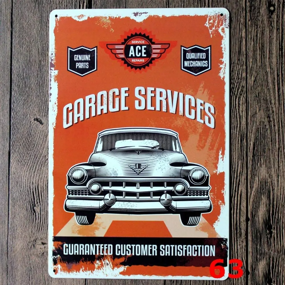 

Garage Service Tin Metal Sign Wall Art Metal Sign Metal Poster Metal Decor Metal Painting Wall Sticker Wall Sign Wall Decor