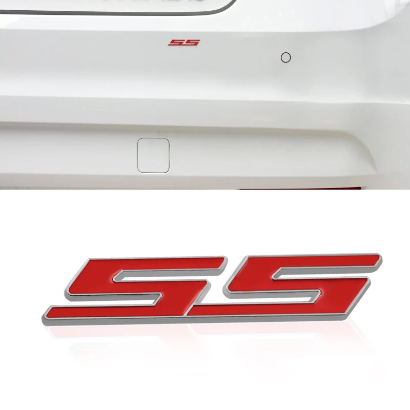 

1pcs Car 3D Metal Sticker Badge Decal Emblems Sticker Case Car Styling For SS Chevrolet Cruze Aveo Captiva Lacetti Spark Epica