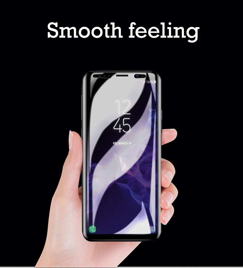 Антибликовое защитное закаленное стекло для samsung Note 8 9 10 Galaxy S7 S8 S9 S10 защита