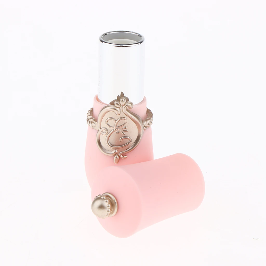 

5PCS Empty Lipstick Containers Elegant Lip Balm Tubes & Caps for Travel