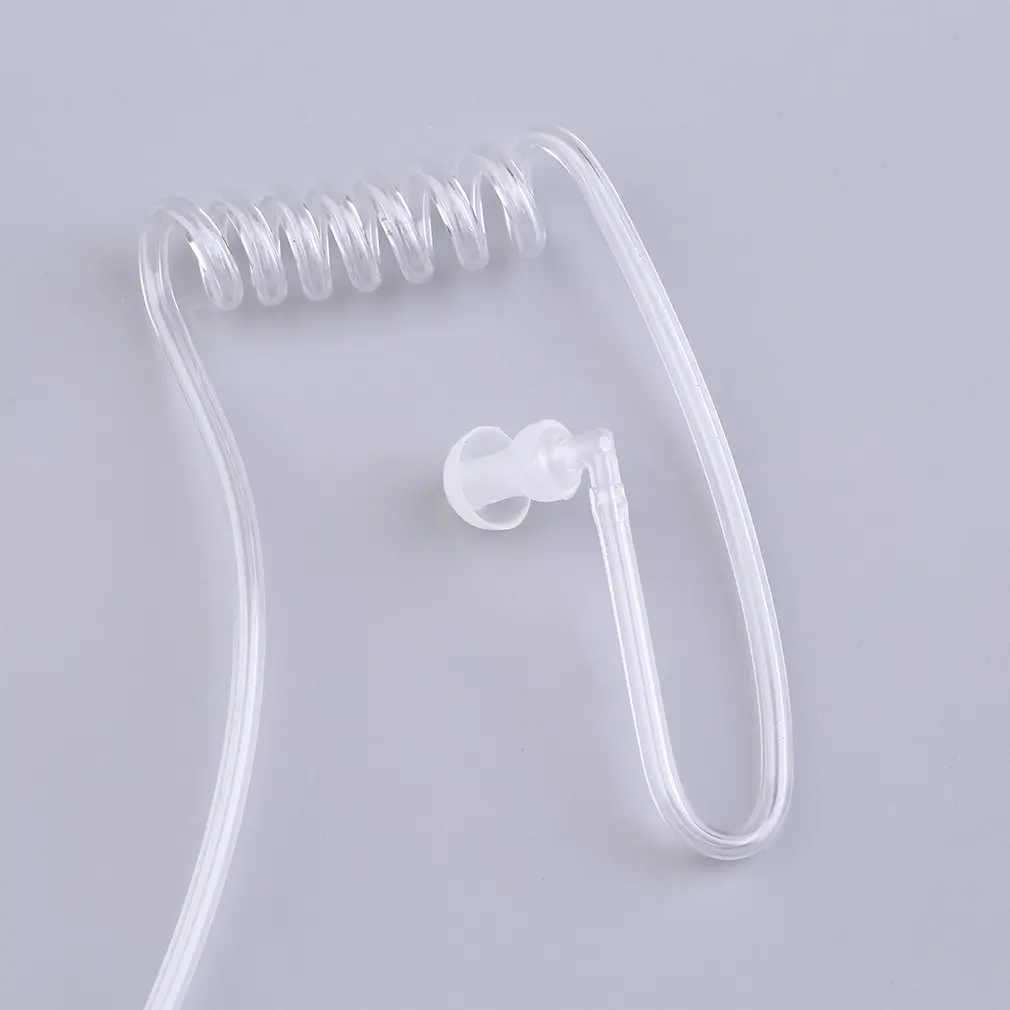 single stereo secret service air tube 3 5mm anti radiation mobile phone headsets headphone earphone with air pipe ky 011 free global shipping