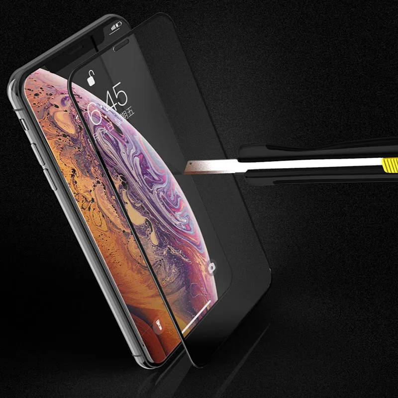 9H HD закаленное стекло для iphone11 Pro Max X XS XR 7 8 Pluse 6 6S Защитная пленка на весь экран