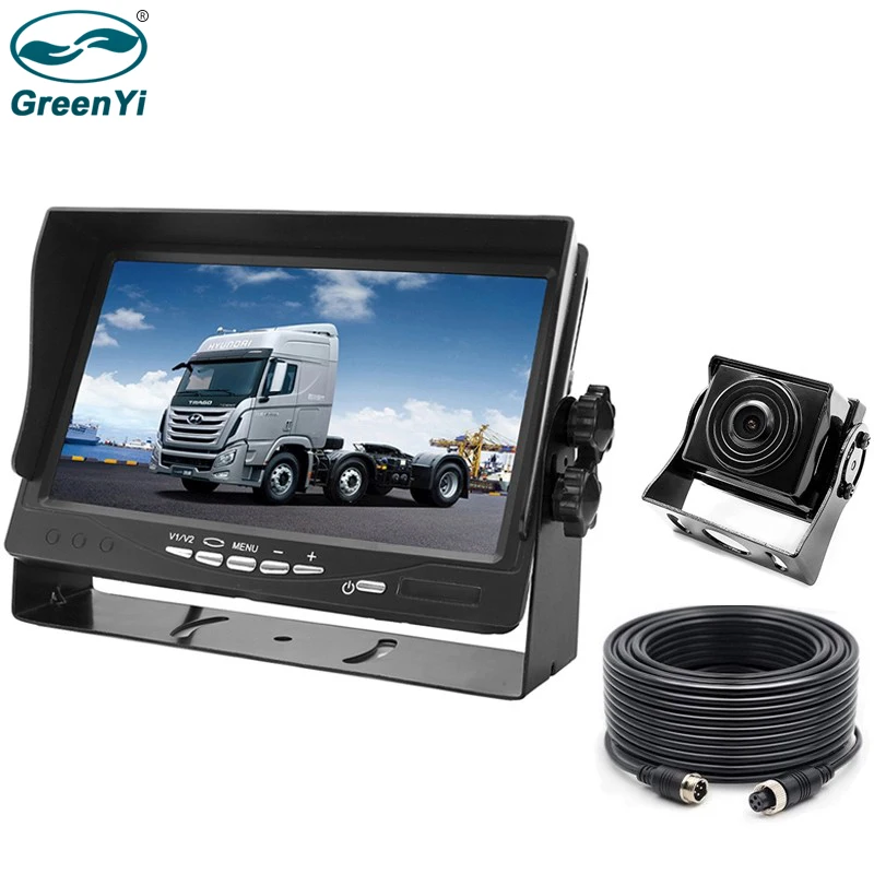 GreenYi 1280*720P 7 &quotIPS экран AHD монитор парковки автомобиля со звездным светом ночного
