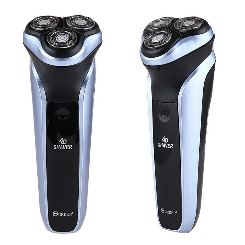 Бритва Surker электрическая Мужская триммер с тройным лезвием зарядка через USB | Дом
