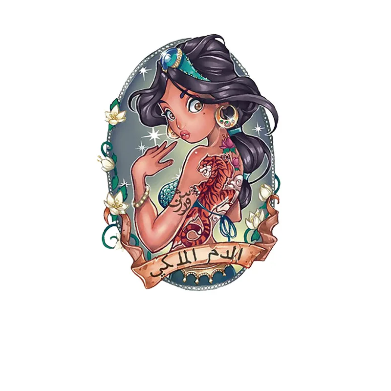 1 шт Принцесса Сексуальная крутая леди девушка мода стикер Сделай Сам Футболка