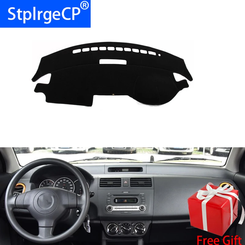 

Для SUZUKI Swift 2005 2006 2007 2008-2016 автомобильный Стайлинг коврик для приборной панели наклейка на приборную панель крышка Солнцезащитный козырек кр...