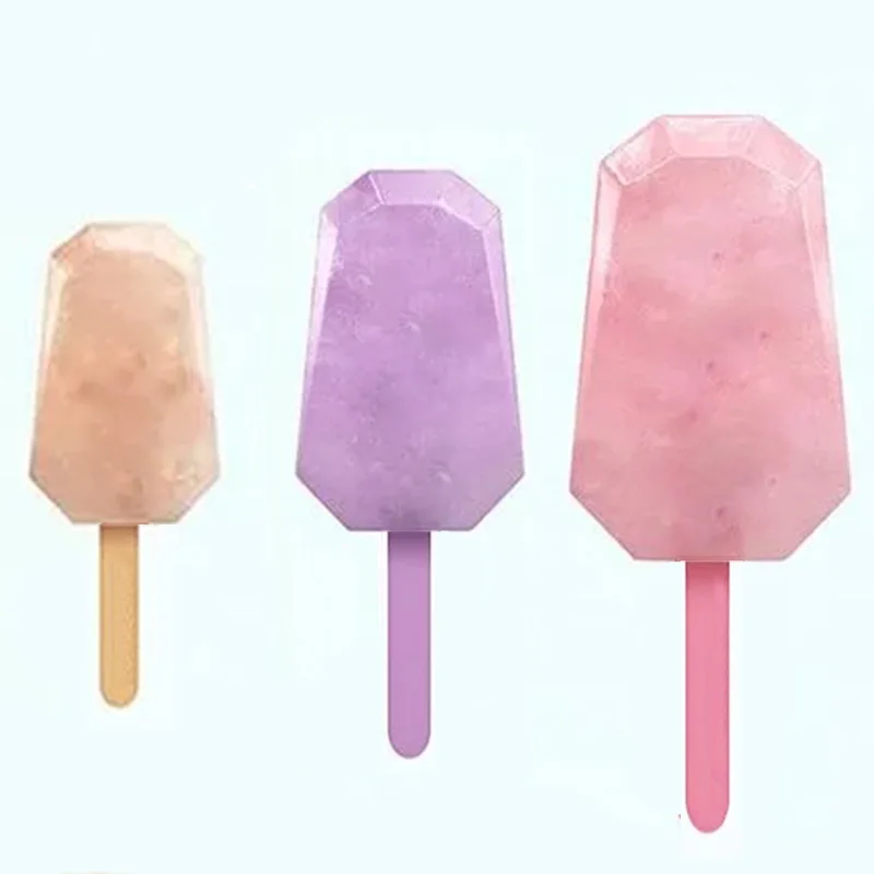 10 шт. палочки для мороженого акриловый Топпер торта Золотая зеркальная палочка