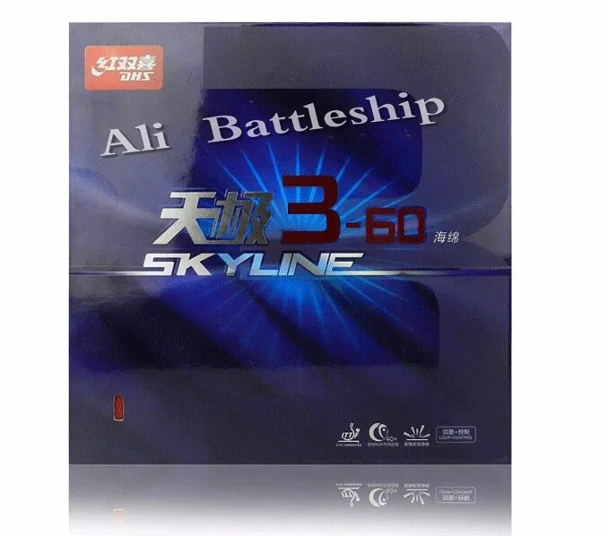 DHS Hurricane 3-50 350 skyline 3-60 360 Pips-In Table Tennis Rubber With Sponge | Спорт и развлечения
