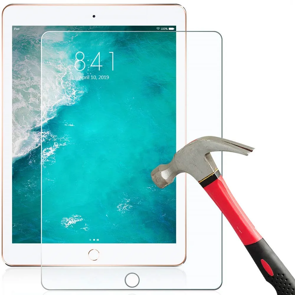 Защитное стекло для экрана планшета чехол Apple IPad 9 7 дюйма 2018 5 6 полное покрытие I Pad