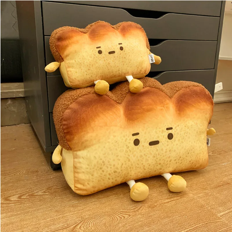 

Симпатичная плюшевая подушка для хлеба, 25/45 см, офисное сиденье, кукла, диван, Декор, набивная еда, подушка, мягкие детские игрушки для девоче...