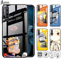 hot anime cartoon ninja for huawei honor 30 20 10 9x 8x lite pro plus tempered glass shell phone case cover