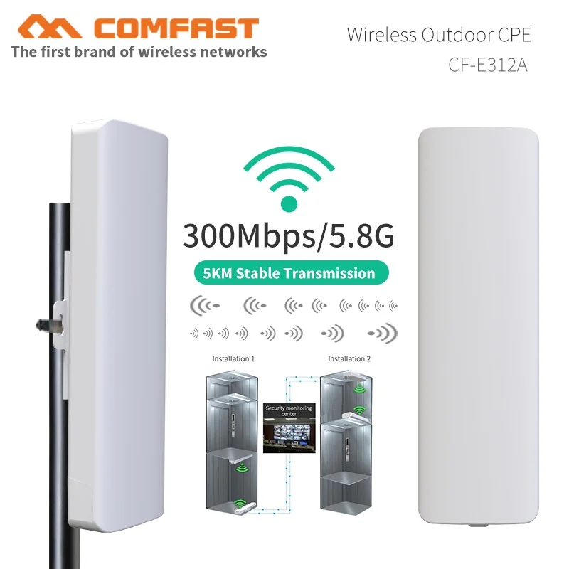 5KM range 300 ~ 900Mbps 5.8G Outdoor wireless bridge wifi CPE Access Point AP Antenna WI-FI repeater client router Nanostation