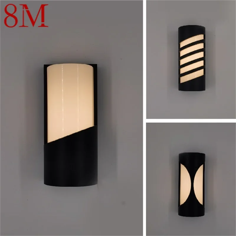 

8M LED Wall Light Creative Contemporary Waterproof Sconces Lamp Outdoor For Home Corridor