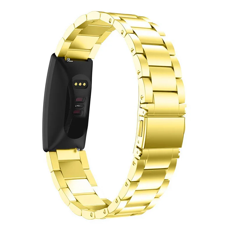 Золотой Essidi для Fitbit inspire HR Браслет ремешок из нержавеющей стали смарт-Браслет замена для Fitbit inspire HR - Цвет: Золотой
