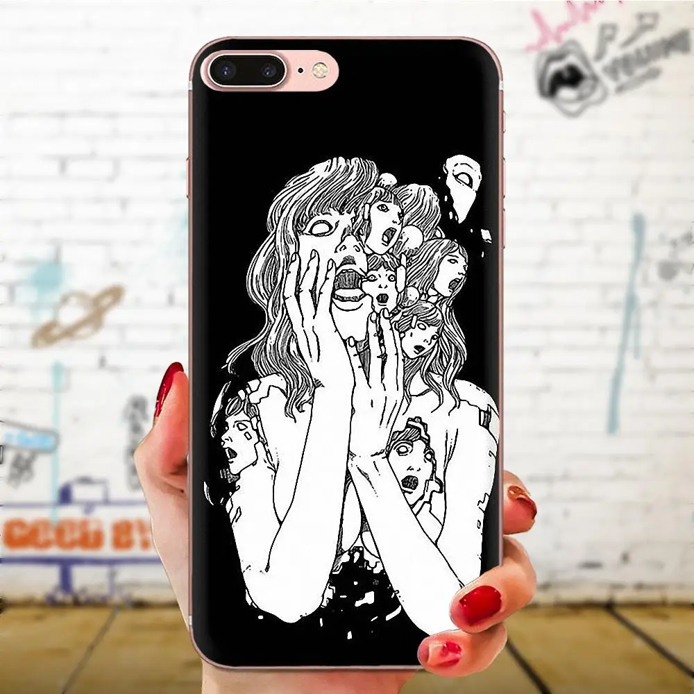 Shintaro Kago мультфильмы ужасов для sony Xperia Z Z1 Z2 Z3 Z4 Z5 compact Mini M2 M4 M5 T3 E3 E5 XA XA1 XZ Премиум ТПУ