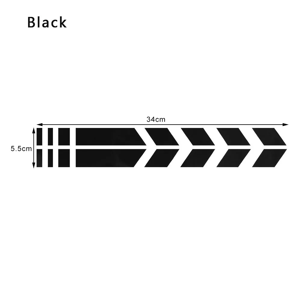 

Motorcycle Reflective Stickers Waterproof Safety Wheel on Mud Guard Warning Arrow Tape Decals Motorbike Decoration Accessories