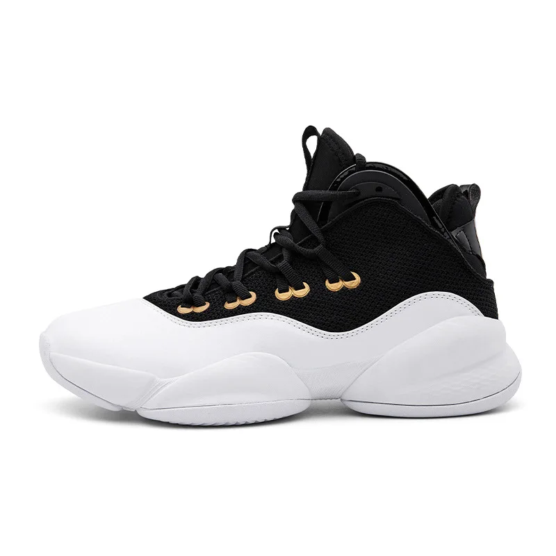 

New Brand Basketball Shoes Men Women High-top Sports Cushioning Hombre Athletic Mens Shoes Comfortable Black Sneakers Plus Size