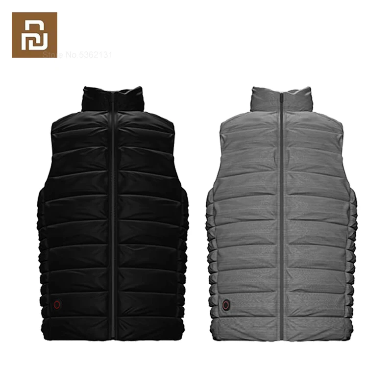 

Youpin Cottonsmith Graphene Heating Goose Down Vest For Men Women Smart Temperature Control White Goose Down Thermal Vest Jacket