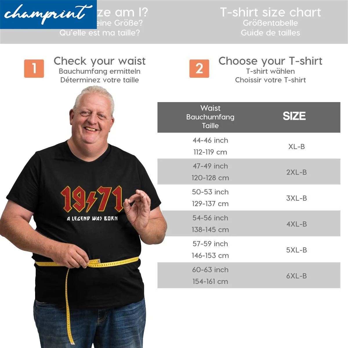 Футболка мужская в ретро-стиле рубашка для 50-го дня рождения Рожденный 1971 году