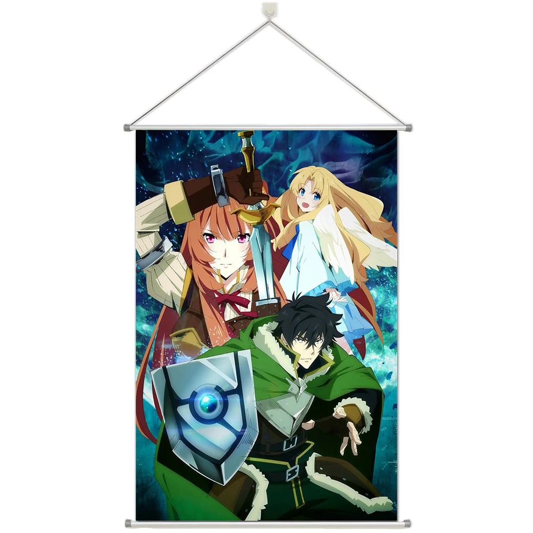 

Anime Tate no Yuusha no Nariagari Prsonalize Customer Made Alloy Fabric Wall Poster Scroll 60x90cm 24x36inches