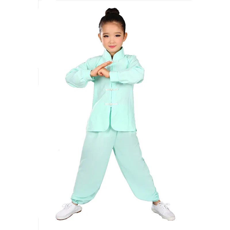 Униформа кунг-фу для детей и взрослых традиционная китайская одежда мальчиков