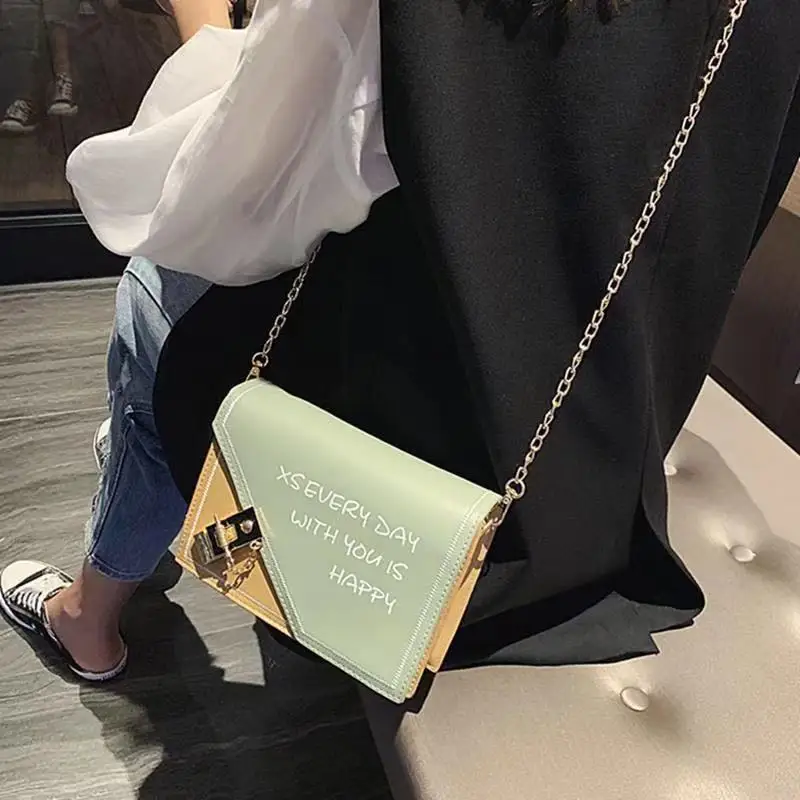

Small bag women's 2021 new fashion women's bag broadband one shoulder messenger bag fashion joker mini small square bag