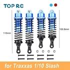 Передний и задний амортизатор из сплава, амортизатор с алюминиевыми пружинами 5862 для радиоуправляемой модели автомобиля 110 Traxxas Slash 2WD, запчасти для короткого хода
