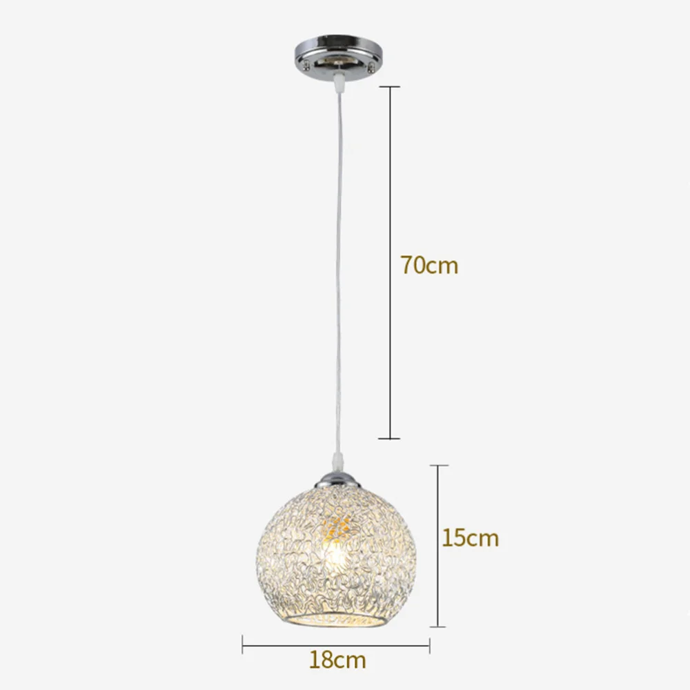 

220V LED E27 Pastoral Style Bar Dining Room Lamp Aluminum Chandelier Decorative Use Lighting