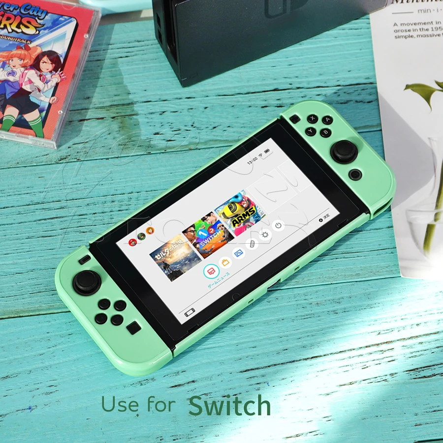 Оригинальный цветной милый чехол для консоли Nintendo Switch Joycon игровых аксессуаров