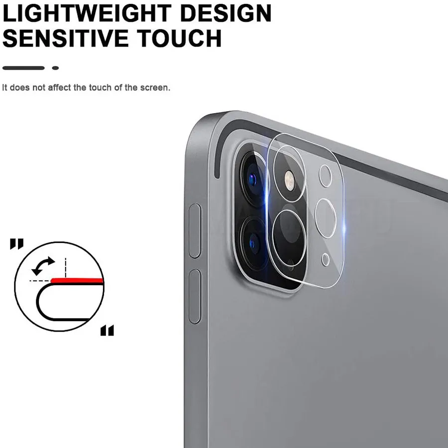 Для 2020 iPad Pro 11 12 9 закаленное стекло Экран сзади Камера объектив Защитная экранная