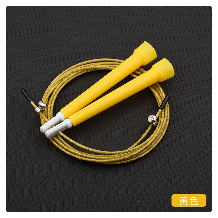 

Bearing steel wire skipping sporting goods sports skipping adult weight loss children fitness plastic handle skipping rope