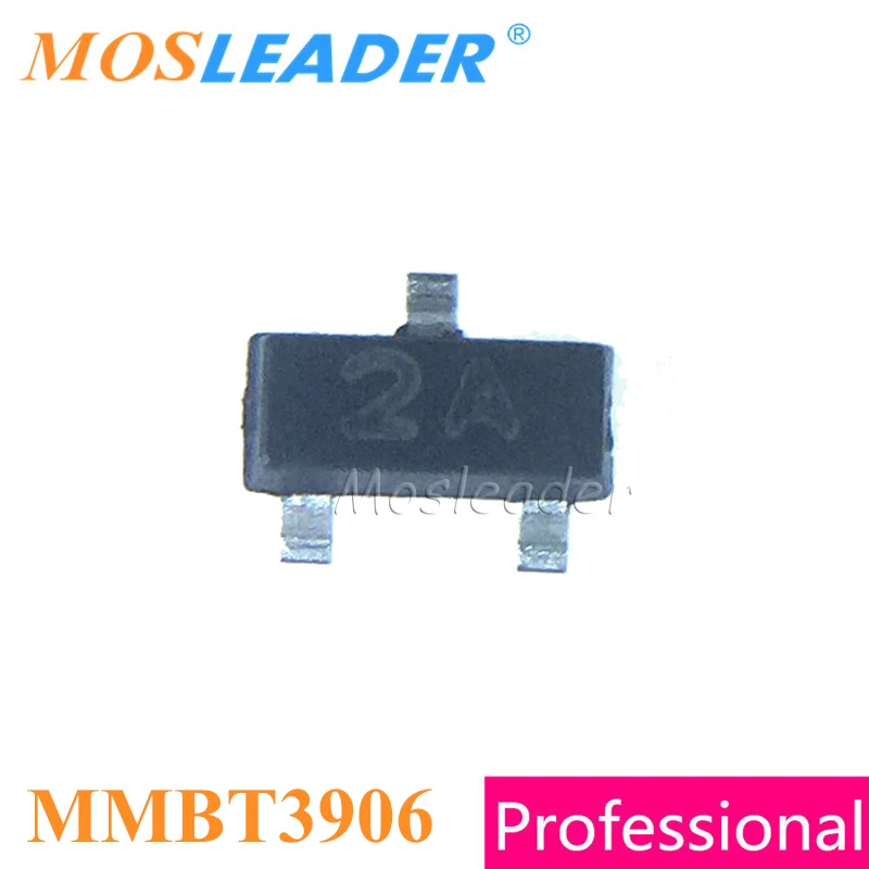Mosleader 3904 3906 SOT23 3000 шт. NPN 50V PNP MMBT3904 MMBT3906 сделано в Китае высокое качество| |