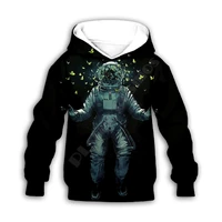 galaxy astronaut 3d printed hoodies family suit tshirt zipper pullover kids suit sweatshirt tracksuitpant 13