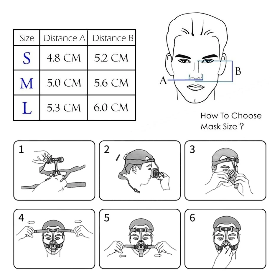 BMC NM2 Nasal Mask Носовая маска с лобовом упором и держатели имеется 3 размера S / M L можно