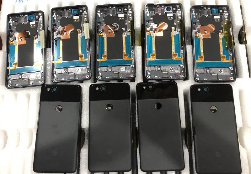 Задняя крышка для Google Pixel 2 / Pixel2 XL Оригинальный Корпус задняя дверь ремонт сменный