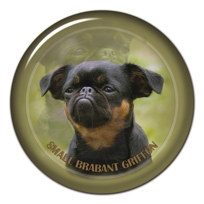 

S30467# 13CM/15CM/17CM PVC Decal Brabant Griffon Small Dog V1 Car Sticker Waterproof for Bumper Rear Window Laptop Toilet