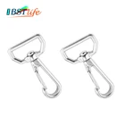 Карабин с квадратным кольцом, из нержавеющей стали 316, 2 шт.