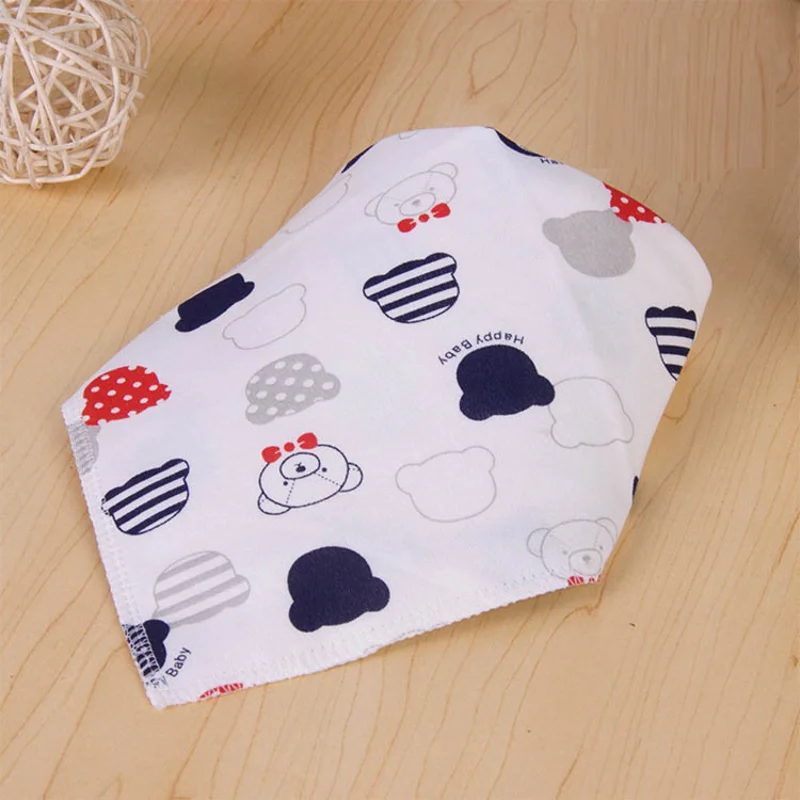 6 шт./партия Детские треугольные нагрудники из хлопка | Мать и ребенок